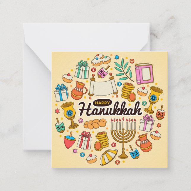 Happy Hanukkah Card (Front)