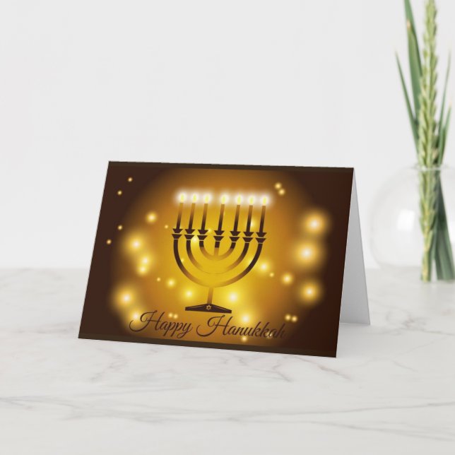Happy Hanukkah Card (Front)