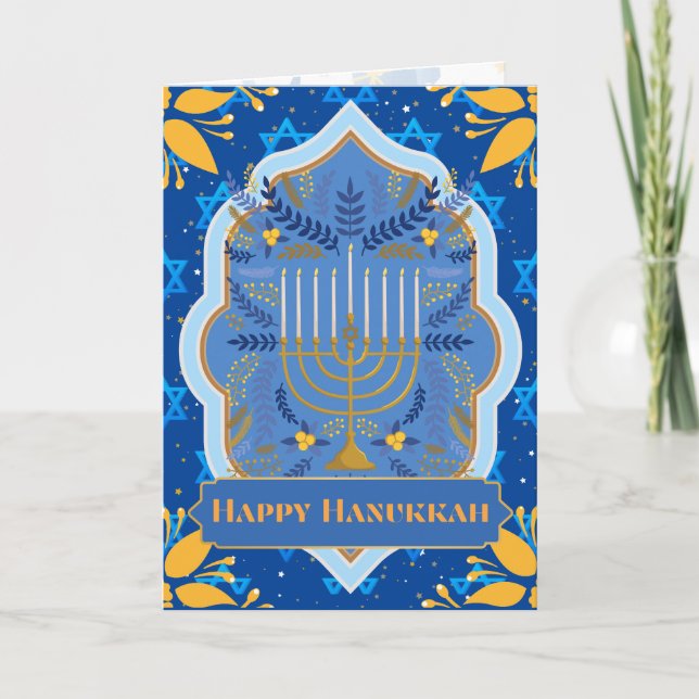 Happy Hanukkah Card (Front)