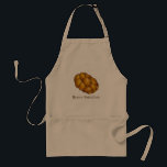 Happy Hanukkah Chanukah Challah Braided Bread Standard Apron<br><div class="desc">Apron features an original illustration of a loaf of challah bread. Perfect for Hanukkah!

Lots of additional illustrations are also available from this shop. Don't see what you're looking for? Need help with customisation? Contact Rebecca to have something designed just for you!</div>