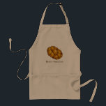 Happy Hanukkah Chanukah Challah Braided Bread Standard Apron<br><div class="desc">Apron features an original illustration of a loaf of challah bread. Perfect for Hanukkah!

Lots of additional illustrations are also available from this shop. Don't see what you're looking for? Need help with customisation? Contact Rebecca to have something designed just for you!</div>