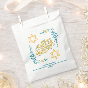 HAPPY HANUKKAH Chanukah Favour Bags