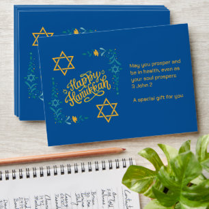 HAPPY HANUKKAH Chanukah Gelt Envelope