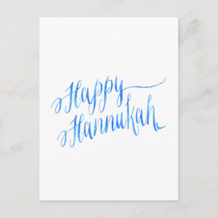 Happy Hanukkah Chanukah HANNUKKAH HANUKA Holiday Postcard