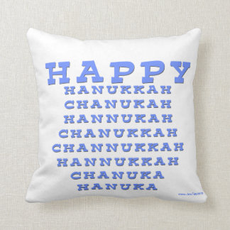 HAPPY HANUKKAH CHANUKAH HANUKKAH PILLOW
