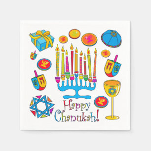 Happy Hanukkah - Chanukah Napkin