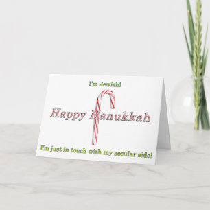 Happy Hanukkah Christmas Card