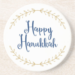 Happy Hanukkah Coaster