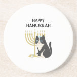 HAPPY HANUKKAH COASTER<br><div class="desc">christmas, chrismas, xmas, santa, sweater, ugly, uglyxmas16, funny, merry christmas, santa claus, ugly christmas sweater, animal, christmas gift, christmas sweater, filthy, funny christmas, griswold, </div>