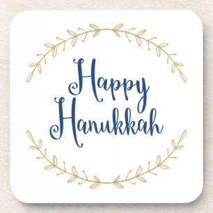 Happy Hanukkah Coaster