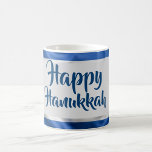 Happy Hanukkah Coffee Mug<br><div class="desc">The Colours of the Flag of Israels Coffee Mug</div>
