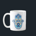 Happy Hanukkah Coffee Mug<br><div class="desc">Crafted with care and designed to evoke the spirit of Hanukkah,  these coffee cups feature elegant illustrations of menorahs,  dreidels,  and other symbols of the season. They are not just vessels for your favourite hot beverages; they are a symbol of your love for the traditions and miracles of Hanukkah.</div>