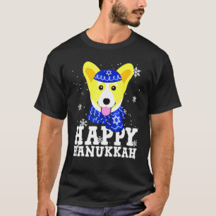Happy Hanukkah Corgi Dog Holiday Ugly Sweater