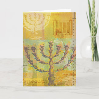 Happy Hanukkah Customisable GIfts and Tees Holiday Card