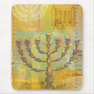 Happy Hanukkah Customisable GIfts and Tees Mouse Mat