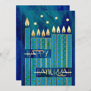 Happy Hanukkah. Customisable Greeting Cards