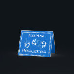 Happy Hanukkah Customisable Holiday Card<br><div class="desc">Happy Hanukkah Greeting Card</div>