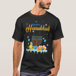 Happy Hanukkah Cute Cool Hanukkah Chanukah Christm T-Shirt