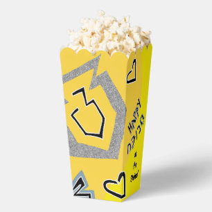Happy Hanukkah Dancing Dreidels Favour Box