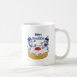 Happy Hanukkah Dancing Dreidels Jelly Doughnut Coffee Mug<br><div class="desc">You are viewing The Lee Hiller Design Collection. Apparel,  Gifts & Collectibles Lee Hiller Photography or Digital Art Collection. You can view her Nature photography at http://HikeOurPlanet.com/ and follow her hiking blog within Hot Springs National Park.</div>