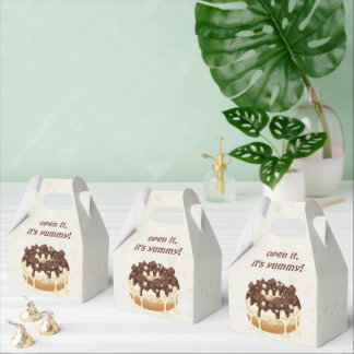 "Happy Hanukkah" Donut – Modern Illustration Style Favour Box