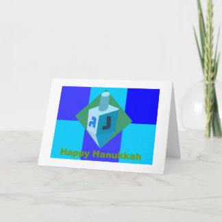 Happy Hanukkah Dreidel Card