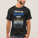 Happy Hanukkah Dreidels Jewish Chanukah Party Cand T-Shirt<br><div class="desc">Happy Hanukkah Dreidels Jewish Chanukah Party Candle</div>