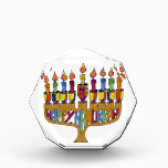 Happy Hanukkah Dreidels Menorah Award<br><div class="desc">You are viewing The Lee Hiller Design Collection. Apparel,  Gifts & Collectibles Lee Hiller Photography or Digital Art Collection. You can view her Nature photography at http://HikeOurPlanet.com/ and follow her hiking blog within Hot Springs National Park.</div>