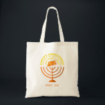 Happy Hanukkah Eight Nights of Celebration Tote Bag<br><div class="desc">Happy Hanukkah eight nights of celebration design you can personalise</div>