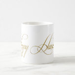 Happy Hanukkah Elegant Gold Metal Look Design Mug<br><div class="desc">a wonderful gift for Hanukkah ... or for yourself ... © 2004-2014 MarloDee Designs :: All rights reserved. All necessary licenses have been purchased and are on file. Images on this site are NOT public domain. You may not copy, duplicate, alter or scan these designs, images, illustrations, photography, art and...</div>