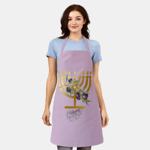 Happy Hanukkah Entertaining Apron
