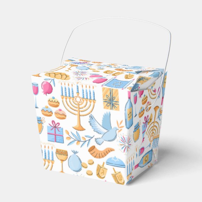 Happy Hanukkah  Favour Box (Front Side)
