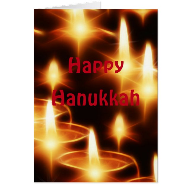Happy Hanukkah Festive Lights (Front)