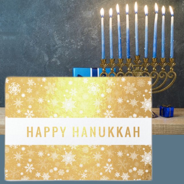 Happy Hanukkah Foil Card (Creator Uploaded)