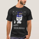 Happy Hanukkah For Yorkshire Terrier Dog T-Shirt<br><div class="desc">Happy Hanukkah For Yorkshire Terrier Dog</div>