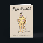 Happy Hanukkah from the Holiday Armadillo<br><div class="desc">Happy Hanukkah from the Holiday Armadillo! This funny FRIENDS™ graphic features Ross as the Holiday Armadillo.</div>