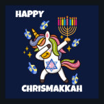 Happy Hanukkah ,funny  dabbing  unicorn Poster<br><div class="desc">Happy Hanukkah , funny dabbing unicorn  poster,  a Hanukkah gift for women and girls .this Hanukkah Jewish holiday celebration 2023.</div>