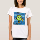 Happy Hanukkah | Funny Holiday Pickle    T-Shirt<br><div class="desc">Cute Kawaii style Holiday Pickle. Happy Hanukkah shirt. A cute pickle holding a Jewish roll and a Menorah.</div>