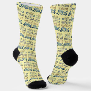 Happy Hanukkah Funny Jewish Holiday Fun Gift Socks