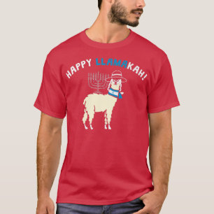 Happy Hanukkah funny Llamakah Jewish llama T-Shirt