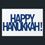 Happy Hanukkah! Garden Sign<br><div class="desc">Happy Hanukkah! Happy Chanukah! Either way you spell it,  celebrate happily with family and friends.</div>