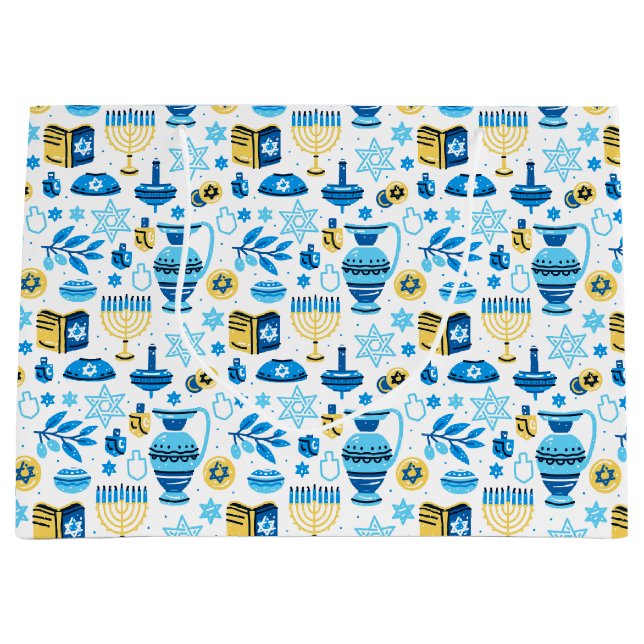 Happy Hanukkah Gift Bag (Front)