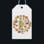 Happy Hanukkah  Gift Tags<br><div class="desc">A Gift Tag Of All Things Hanukkah For Gifts</div>