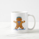 Happy Hanukkah Gingerbread Man Menorah Coffee Mug<br><div class="desc">You are viewing The Lee Hiller Design Collection. Apparel,  Gifts & Collectibles Lee Hiller Photography or Digital Art Collection. You can view her Nature photography at http://HikeOurPlanet.com/ and follow her hiking blog within Hot Springs National Park.</div>