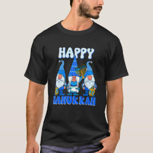 Happy Hanukkah Gnomes Jewish Gnome Chanukah T-Shirt