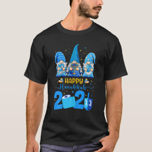 Happy Hanukkah Gnomes Menorah Hanukkah Jewish Holi T-Shirt