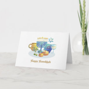 Happy Hanukkah Greeting Photo Card
