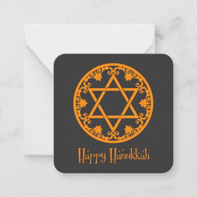 Happy Hanukkah | Hanukkah Festival Card (Front)