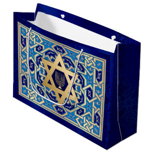 Happy Hanukkah / Happy Chanukah  Large Gift Bag