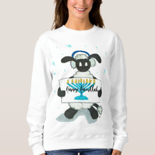 Happy Hanukkah Hensly Long-Sleeve Tee-Shirt Sweatshirt